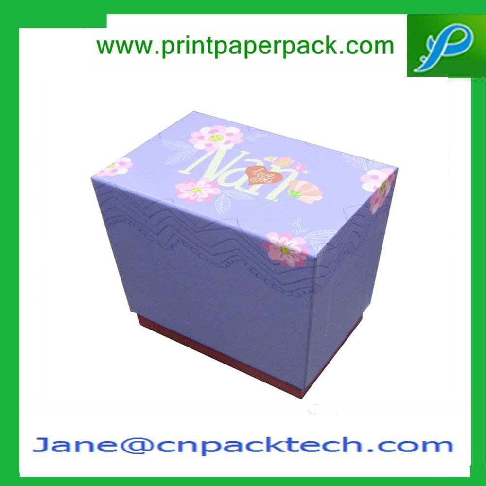 OEM Colorful Handmade Offset Printing Paper Gift Box Top and Bottom Boxes 2