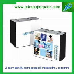 OEM Printed Customize Lid and Base Box Mobile Phone Packaging Box