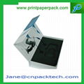 High Quality Texture Gift Paper Wrapper Box with Magnetic Closure Foldable Box