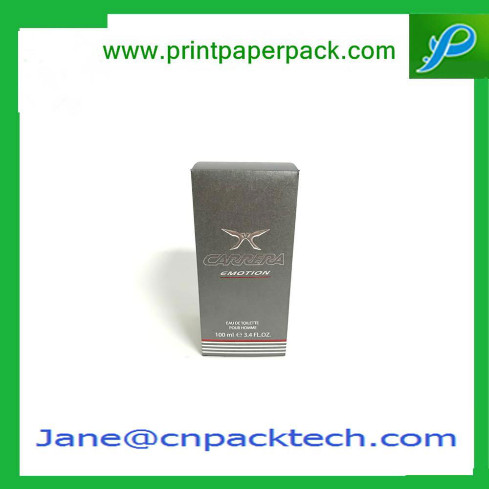 OEM Printed Folding Box Paper Cosmetic Perfume Gift Box 4