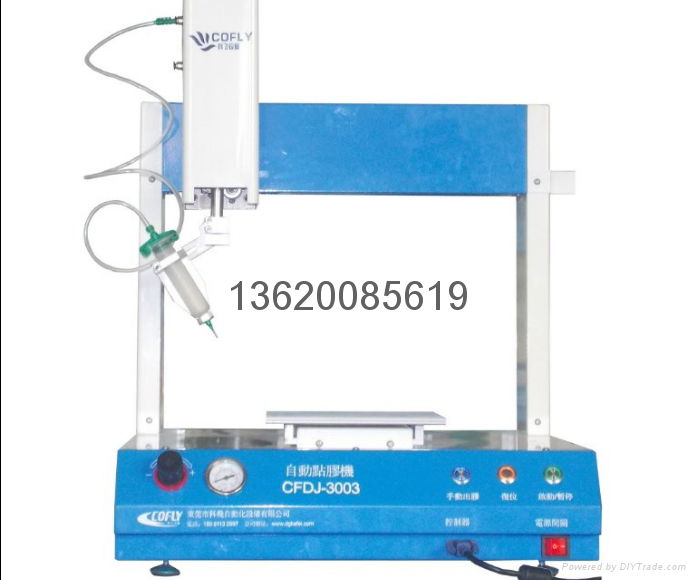 廠家供應桌面型電腦控制四軸自動點膠機 2