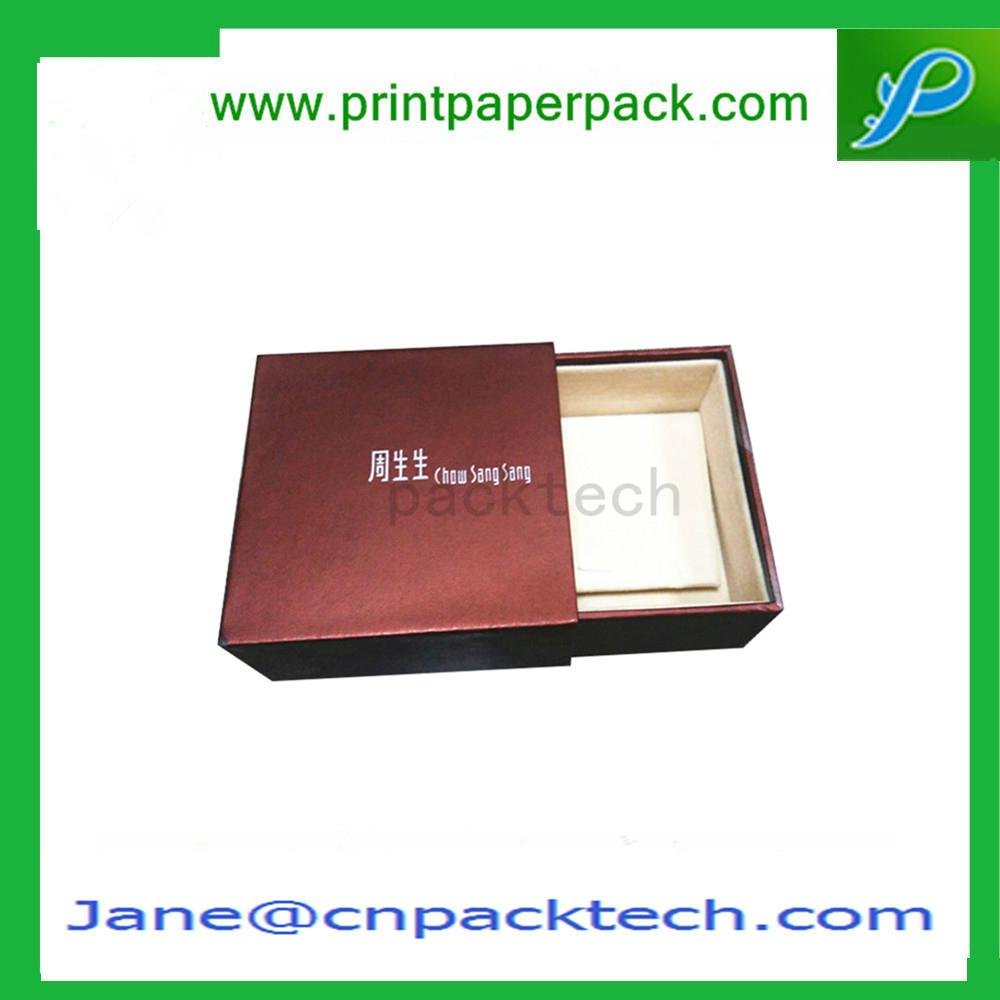 Custom Printed Slipcase with Pull Out Tray Box  Drawer Box Paper Gift Boxes  4