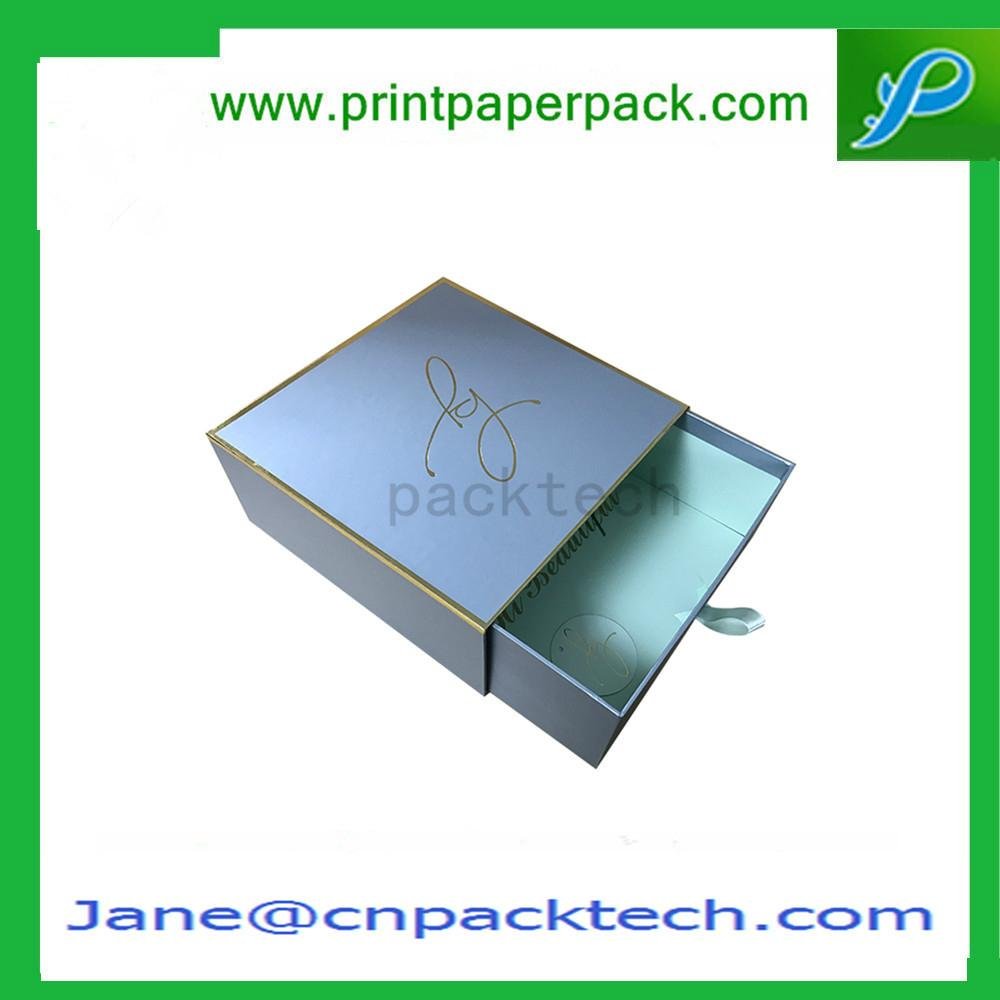 Custom Printed Slipcase with Pull Out Tray Box  Drawer Box Paper Gift Boxes 