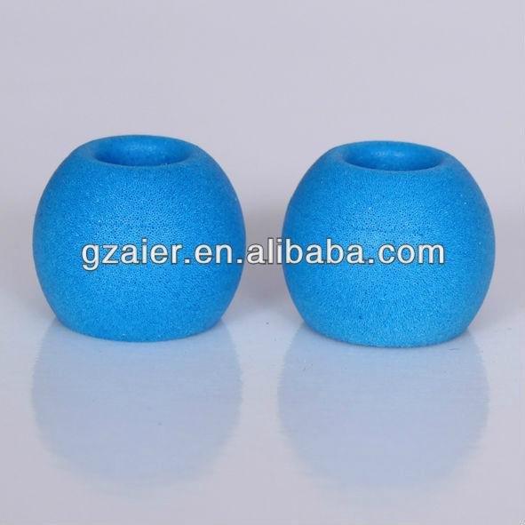 Pressure reduction ball shape slow rebound memory foam earplugs 2
