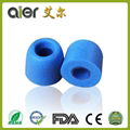 Free sample smartphone earplug cover foam ear tips with CE standard