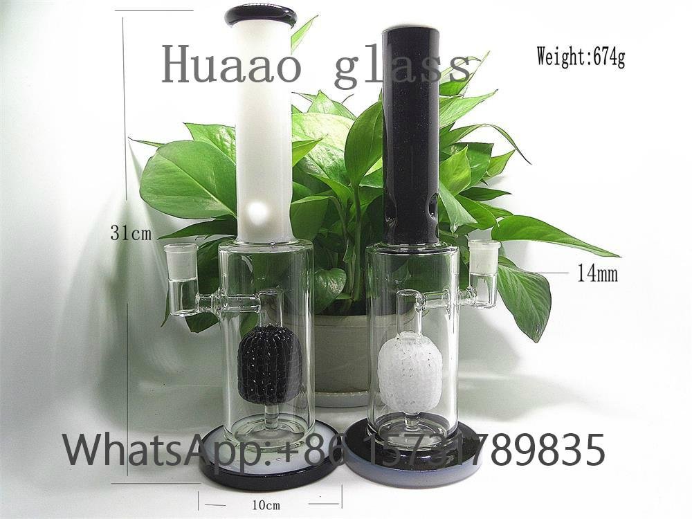 Professional  production glass hand high borosilicate  glass hookah pipe Bottle 