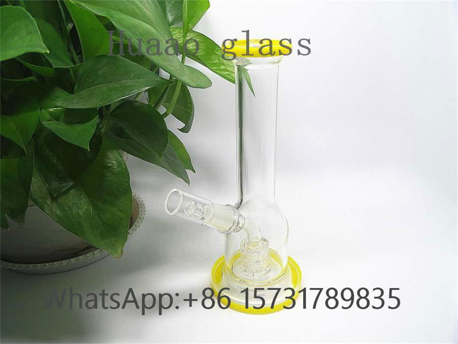 clean high borosilicate   hand blow glass bongs  female bongs  Glass Pipes  3