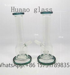 clean high borosilicate   hand blow glass bongs  female bongs  Glass Pipes 