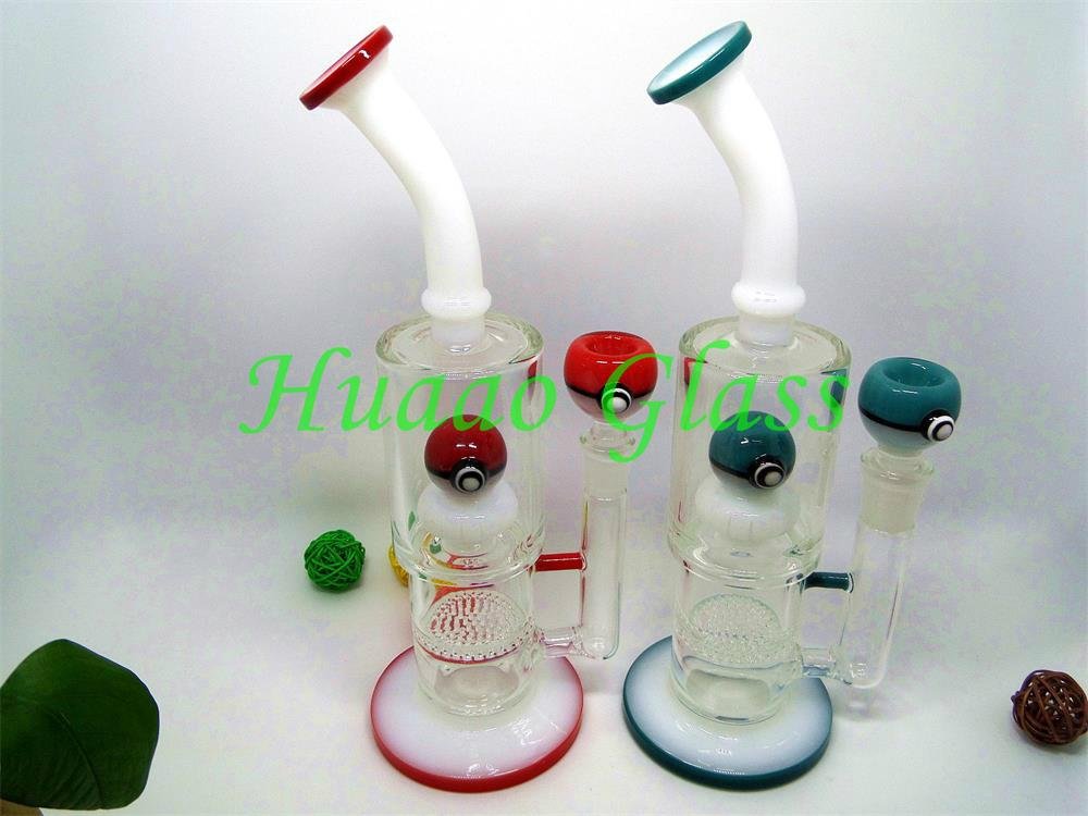 glass bongs Handmade high borosilicate  glass Glass smoking pipe 2