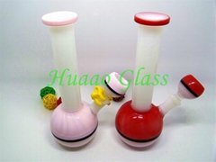 in stock high borosilicate  glass hand made glass water pipe bong water bongs 