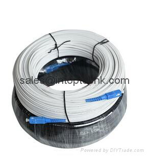 10m Outdoor Sc FTTH Drop Cable with Steel Wire Messager