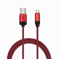 New Leather USB data and charge cable