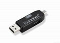 USB2.0 multifunctional card reader with