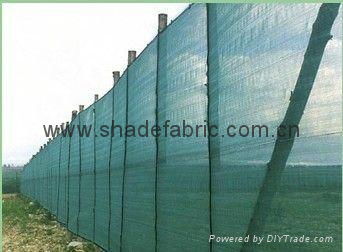 Windbreak netting for plant nursery