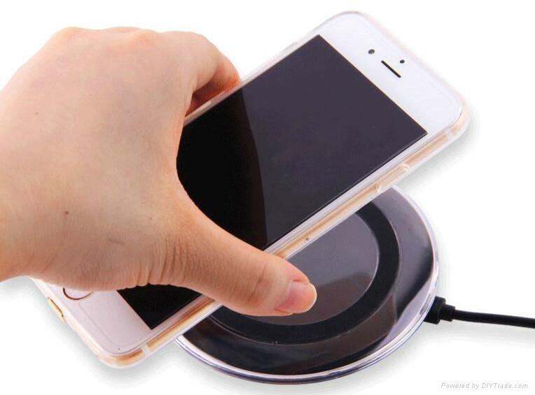 QI standard wireless charger for samsung s6 s6edge 3
