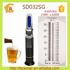 portbale 0-32% brix refractometer