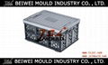 28L collapsible storage crates inject mould