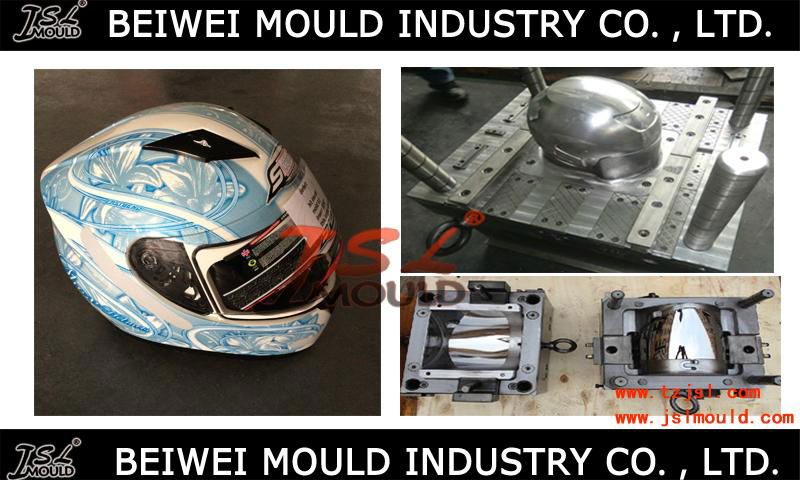 OEM Custom Injection plastic full half face open motorcycle helmet mould 4