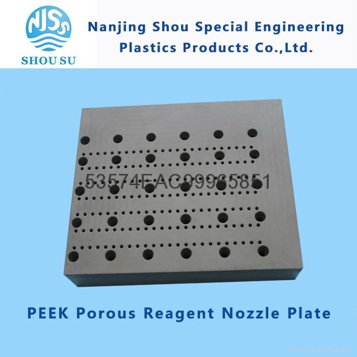 PEEK Porous Reagent Nozzle Plate