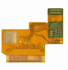 Electrolytic gold high frequency lamination board 