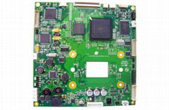 Electrolytic gold HDI board 