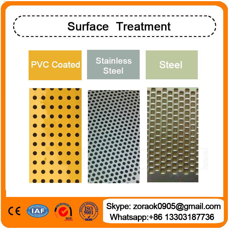 Perforated plastic mesh panel 2