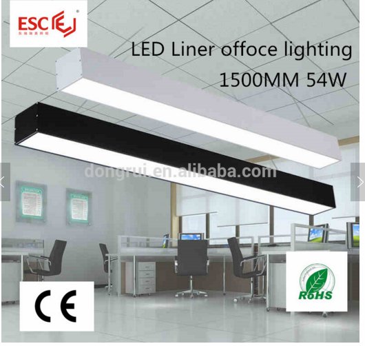 54W linear led light office linear light Linear suspended LED light 4000ml with 