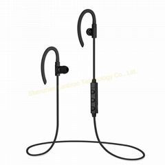 Sports Wireless Stereo Bluetooth Earphones With Mic