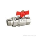 Made in sansheng best price brass ball valve 2