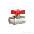 Made in sansheng best price brass ball valve 1