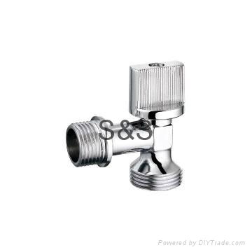 Brass Angle Valve with Chrome Plated