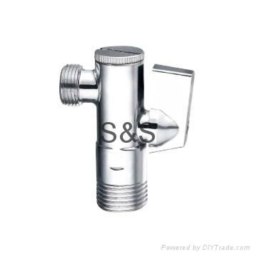 Brass Angle Valve with Chrome Plated 2