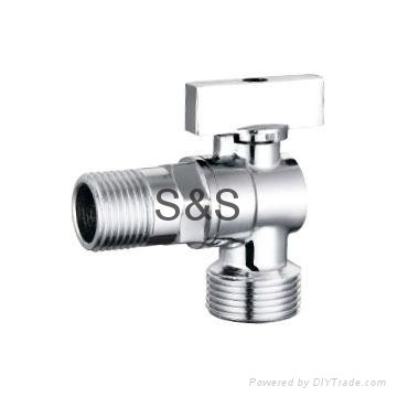 Brass Angle Valve with Chrome Plated 3