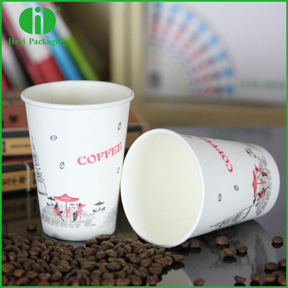 Foaming paper coffee cups