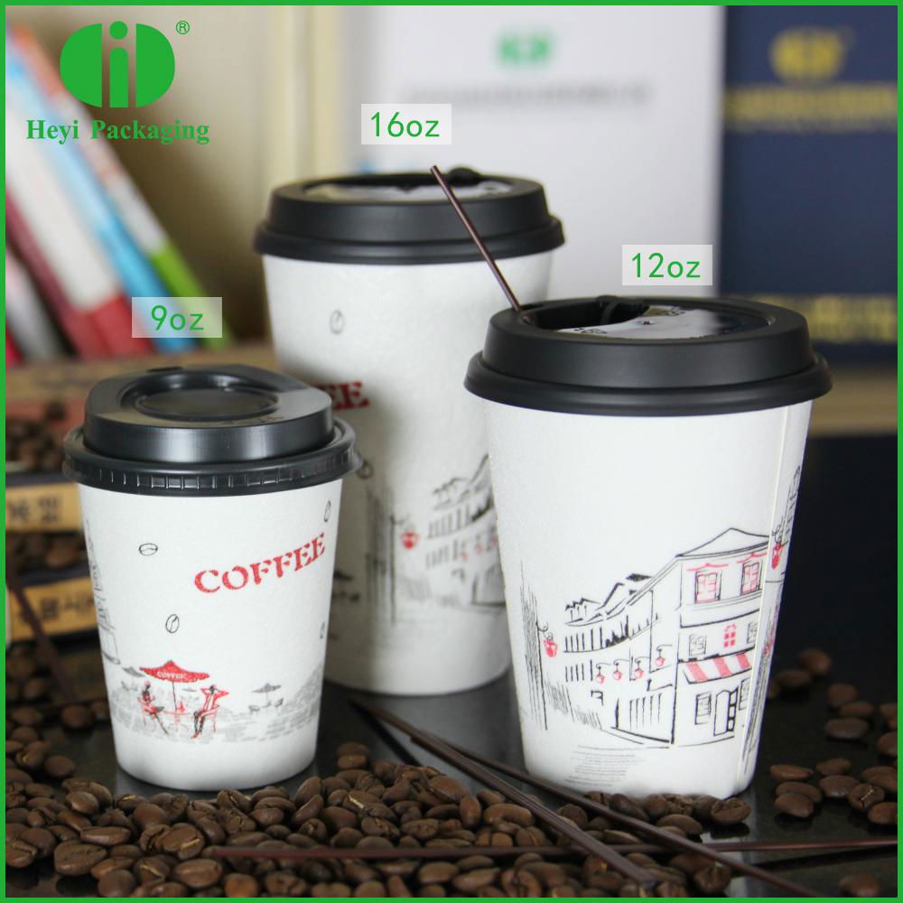 Foaming paper coffee cups 2