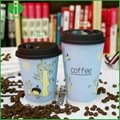FDA certificated take away paper coffee cups 
