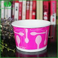 Double PE 260g paper weight ice cream cups