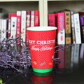 Christmas double walls paper coffee cups  1