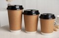 Christmas double walls paper coffee cups 