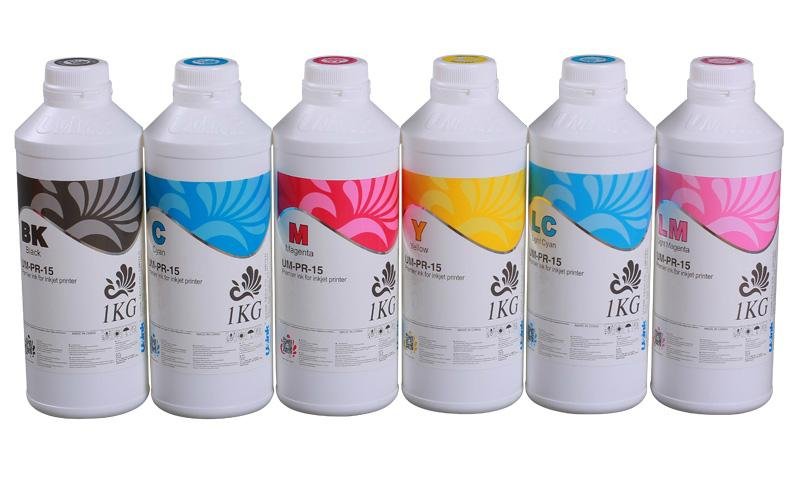 UV Curable ink for Konica 510 1024 25/42/14PL soft media as PVC banner 3