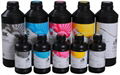 UV Curable ink for Konica 510 1024 25/42/14PL soft media as PVC banner 1