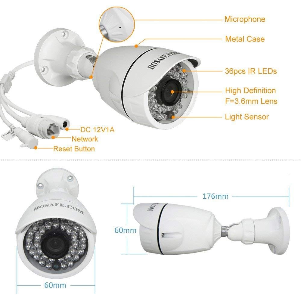 H.265 2.0MP CCTV Video Surveillance IR Bullet IP HD Camera 2