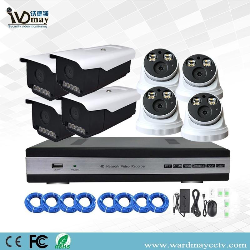 8chs H.265 1080P Full Color in Day & Night POE IP Camera Systems 4