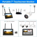 2CH 2.0MP WIFI NVR Kits with 7inch Touch Screen 2
