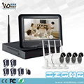 4CH WIFI NVR Kits with 10Inch LCD monitor