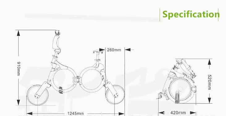 QQ Smart Folding E- scooter 4