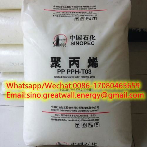 Kunlun Brand Virgin polypropylene (PP) Resin/Granulesfor Injection Grade 3