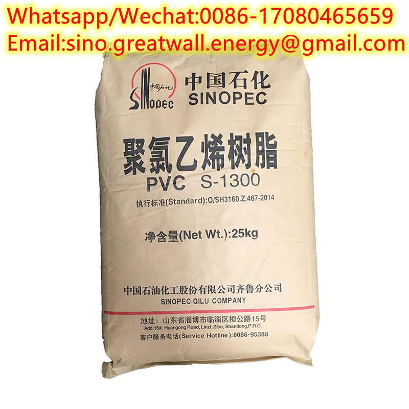 SINOPEC White PVC Resin S-1000/PVC Resin SG-5 powder for Pipe 3