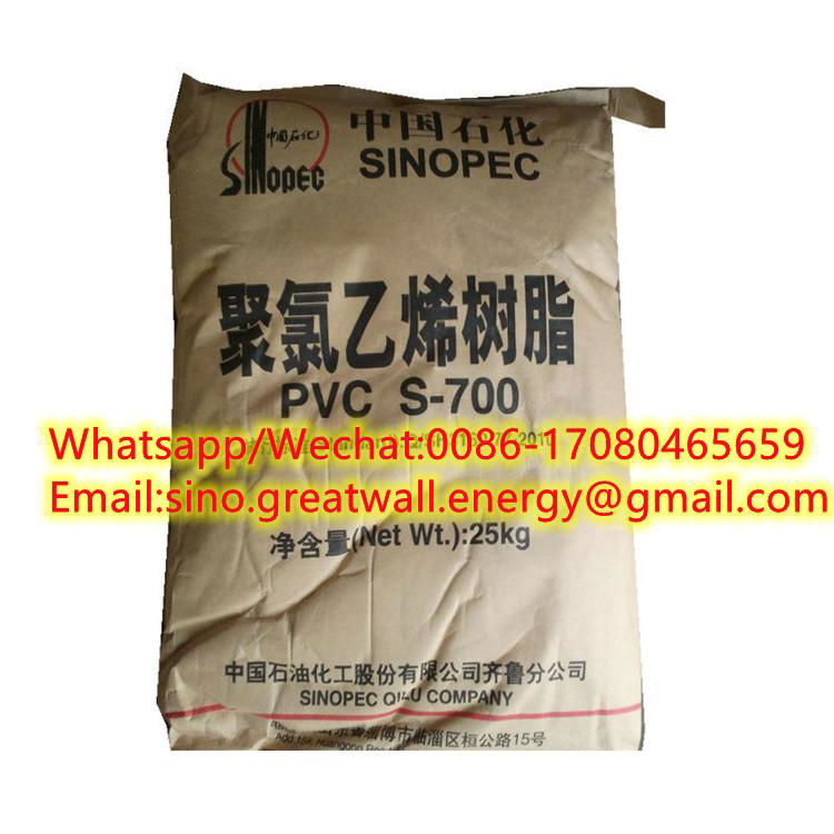 SINOPEC White PVC Resin S-1000/PVC Resin SG-5 powder for Pipe 4