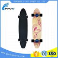 northeast maple skateboard heat transfer longboard